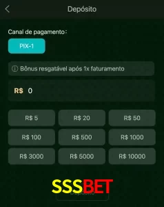 deposits SSSBET